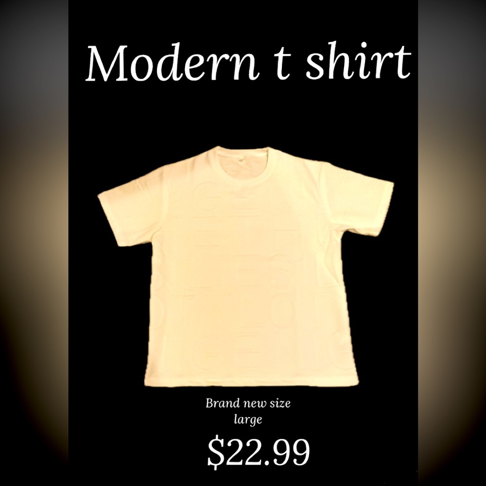 Modern men's t shirt size L